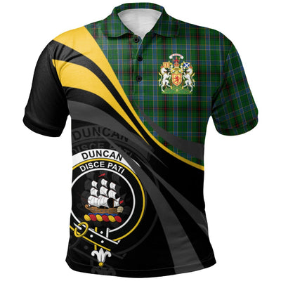 Clan Duncan of Sketraw Tartan Polo Shirt - Royal Coat Of Arms Style