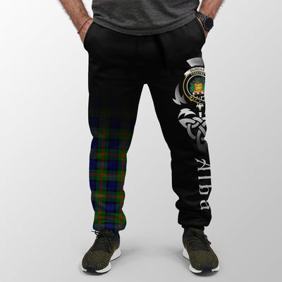 Clan Dundas Modern 02 Tartan Crest Jogger Sweatpants Alba Celtic Style