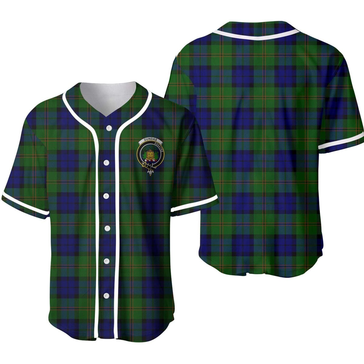 Clan Dundas Tartan Unisex Baseball Jersey QZ89QK47 Clan Dundas Tartan Today   