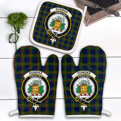 Clan Dundas Modern 02 Tartan Crest Oven Mitt And Pot Holder (2 Oven Mitts + 1 Pot Holder) RN83 Clan Dundas Tartan Today   