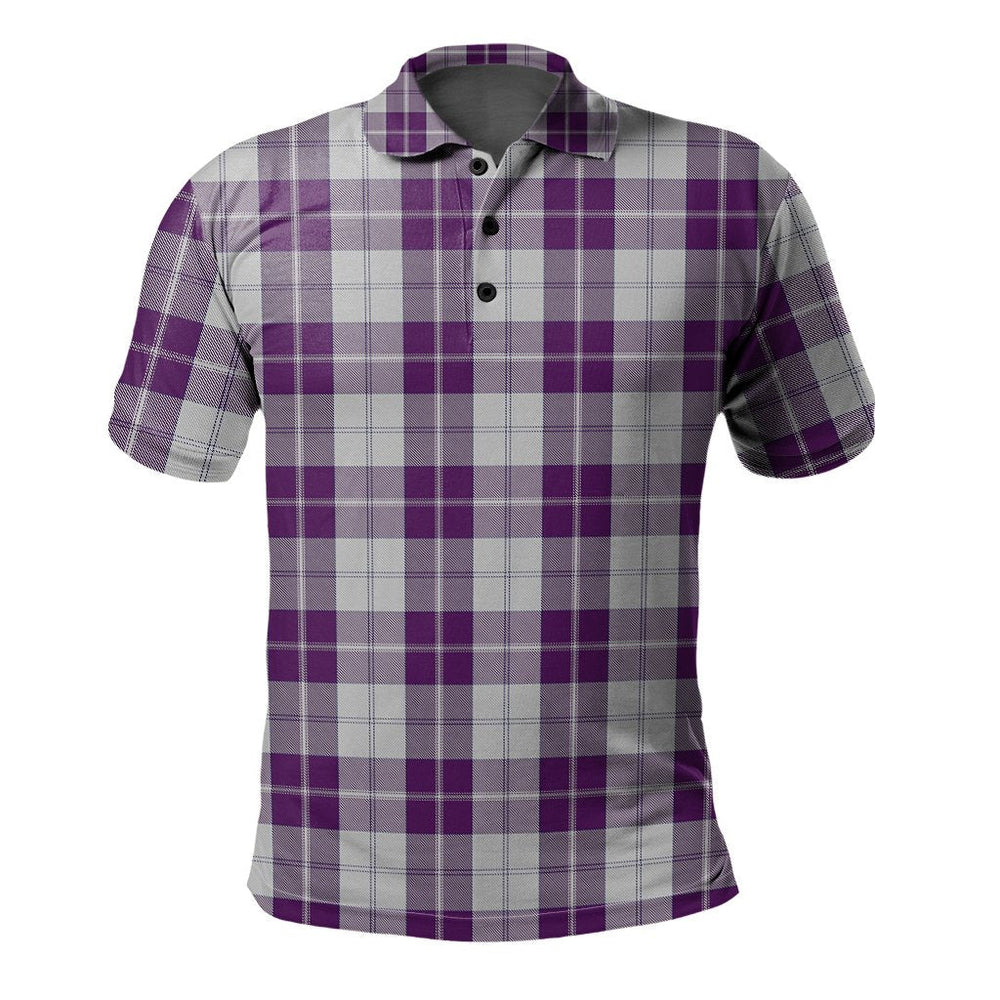Clan Dunlop Dress Tartan Polo Shirt NE94 Dunlop Dress Tartan Tartan Polo   
