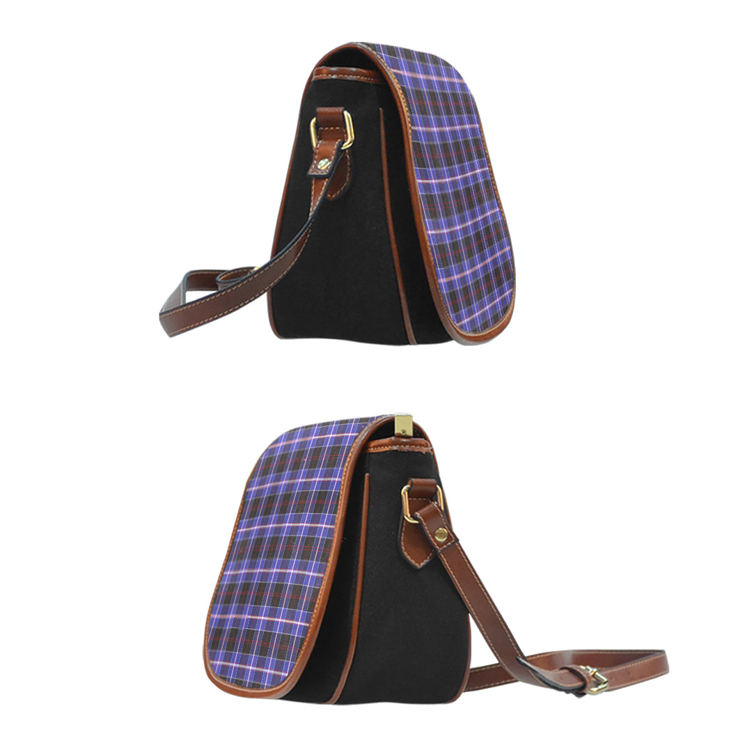Clan Dunlop Modern Tartan Saddle Handbags AR52 Clan Dunlop Tartan Today   