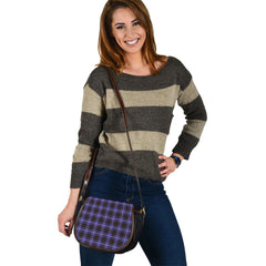 Clan Dunlop Modern Tartan Saddle Handbags AR52 Clan Dunlop Tartan Today   