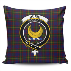Clan Durie Tartan Crest Pillow Cover VJ39 Clan Durie Tartan Today   
