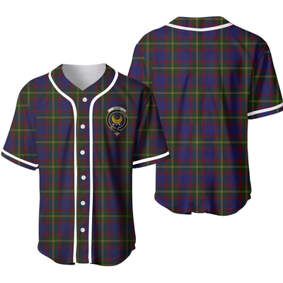 Clan Durie Tartan Unisex Baseball Jersey