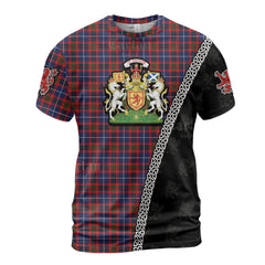 Personalized Clan Edinburgh District Tartan Shirt with Scotland Coat of Arms & Custom Name KH44