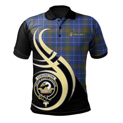 Clan Edmonstone Tartan Polo Shirt - Believe In Me Style