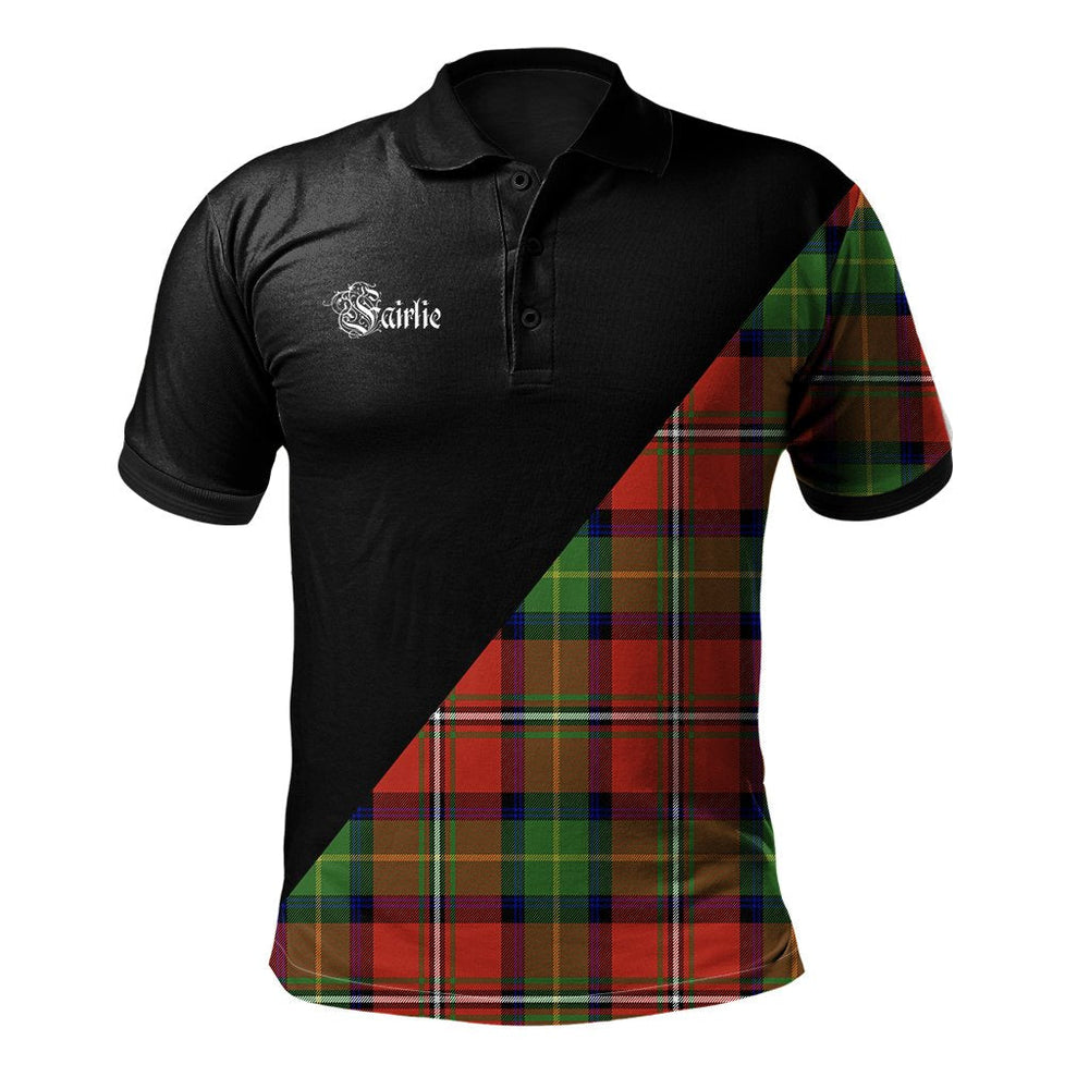 Clan Fairlie Modern Clan - Military Polo Shirt KU82 Fairlie Modern Tartan Tartan Polo   