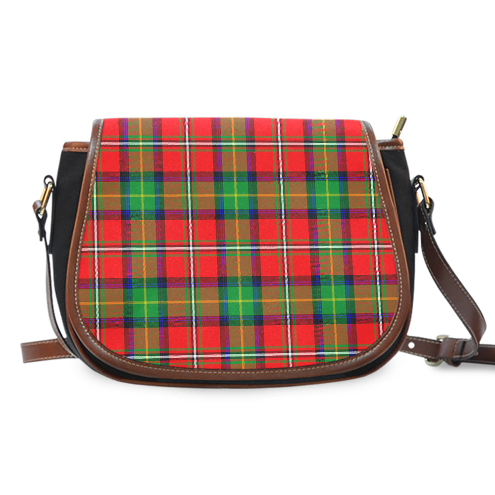 Clan Fairlie Modern Tartan Saddle Handbags IT45 Clan Fairlie Tartan Today   