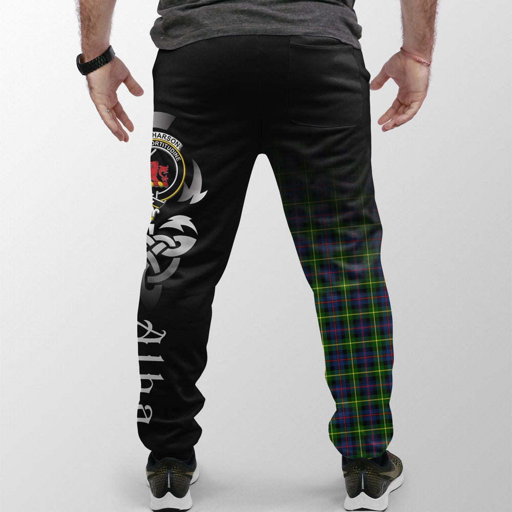 Clan Farquharson Modern Tartan Crest Jogger Sweatpants  Alba Celtic Style HO63 Clan Farquharson Tartan Today   