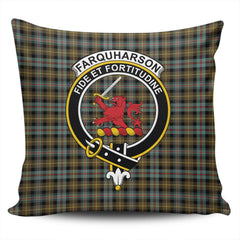 Clan Farquharson Weathered Tartan Crest Pillow Cover NB88 Clan Farquharson Tartan Today   