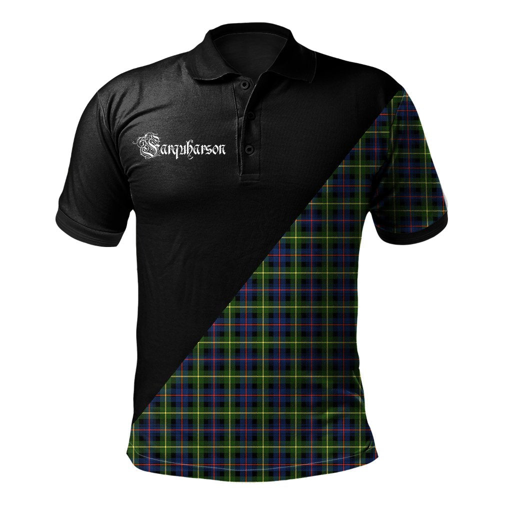 Clan Farquharson Modern Clan - Military Polo Shirt SH87 Farquharson Modern Tartan Tartan Polo   