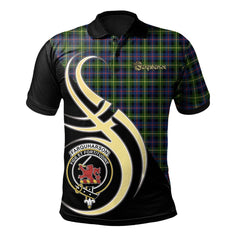 Clan Farquharson Modern Tartan Polo Shirt - Believe In Me Style HM46 Farquharson Modern Tartan Tartan Polo   