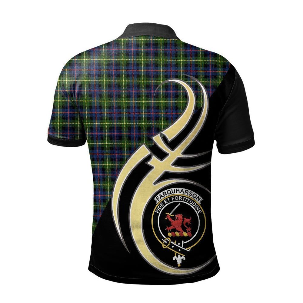 Clan Farquharson Modern Tartan Polo Shirt - Believe In Me Style HM46 Farquharson Modern Tartan Tartan Polo   