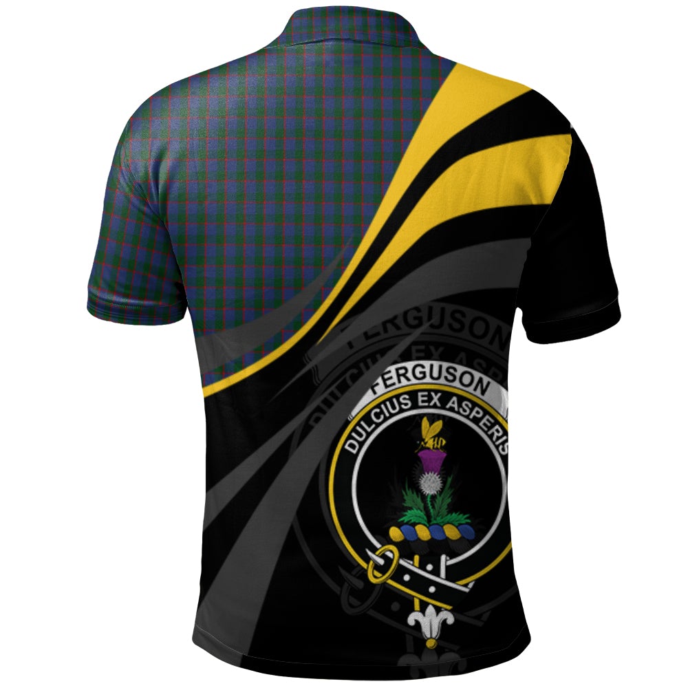 Clan Ferguson Tartan Polo Shirt - Royal Coat Of Arms Style XH35 Ferguson Tartan Tartan Polo   