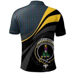 Clan Ferguson Tartan Polo Shirt - Royal Coat Of Arms Style XH35 Ferguson Tartan Tartan Polo   