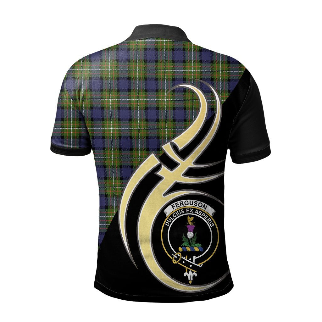 Clan Ferguson Modern Tartan Polo Shirt - Believe In Me Style DE94 Ferguson Modern Tartan Tartan Polo   
