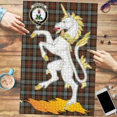 Clan Ferguson Weathered Tartan Crest Unicorn Scotland Jigsaw Puzzles Gift For Family RL98 Clan Borthwick Tartan Today   