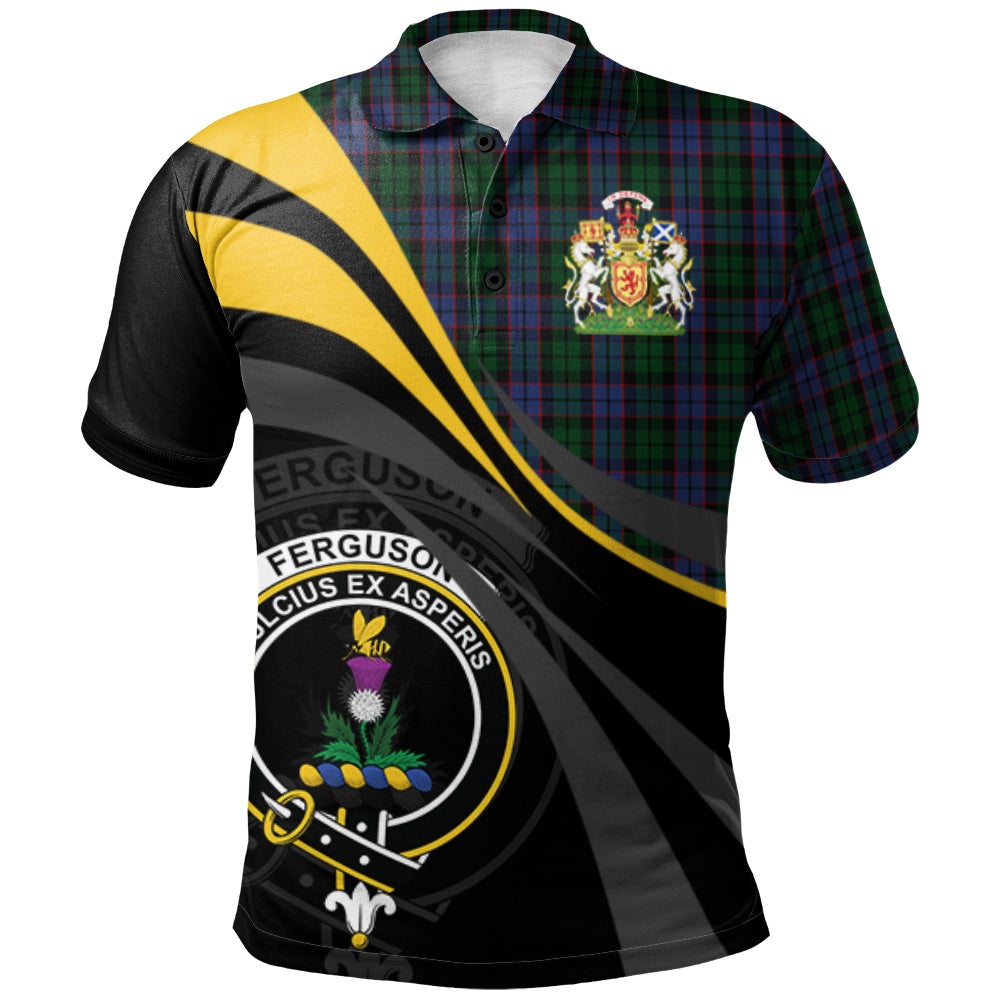 Clan Ferguson of Balquhidder 03 Tartan Polo Shirt - Royal Coat Of Arms Style BV51 Ferguson of Balquhidder 03 Tartan Tartan Polo   