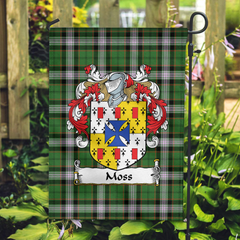 Clan Moss Tartan Crest Garden Flag QK82 Clan Garden Tartan Today   