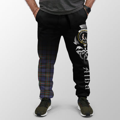 Clan Fletcher Of Dunans Tartan Crest Jogger Sweatpants Alba Celtic Style