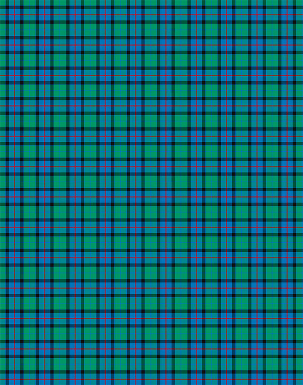 Flower of Scotland tartan swatch