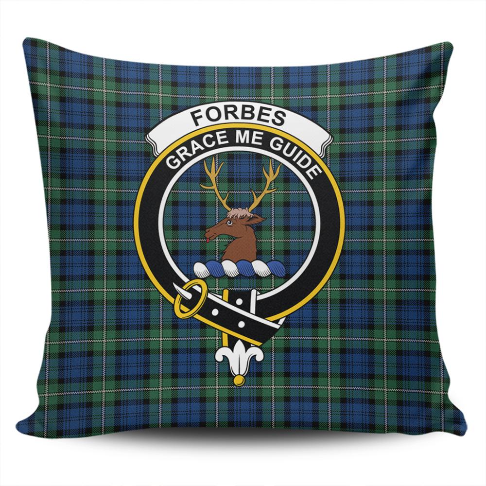 Clan Forbes Ancient Tartan Crest Pillow Cover WD12 Clan Forbes Tartan Today   
