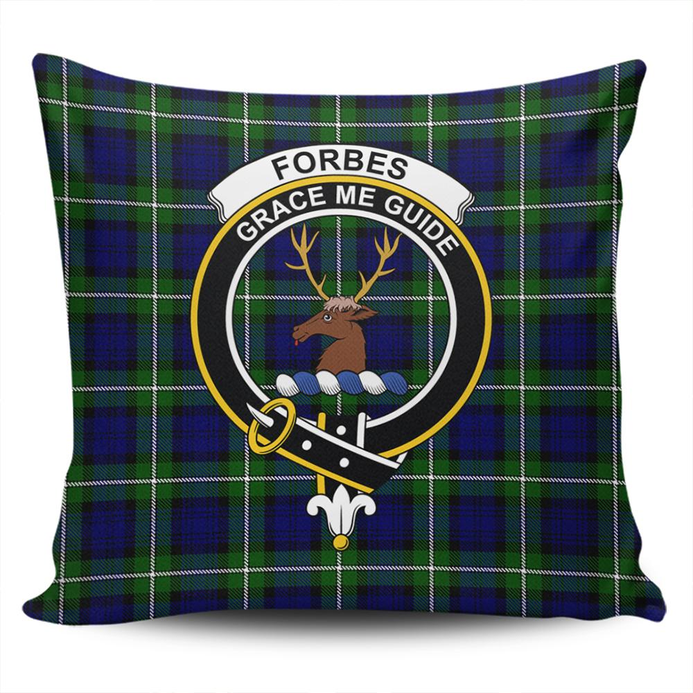Clan Forbes Modern Tartan Crest Pillow Cover GW75 Clan Forbes Tartan Today   