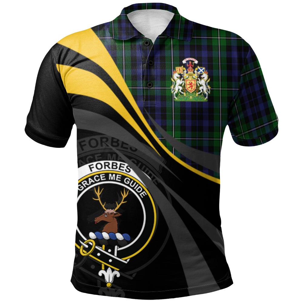 Clan Forbes Ancient 02 Tartan Polo Shirt - Royal Coat Of Arms Style WO11 Forbes Ancient 02 Tartan Tartan Polo   