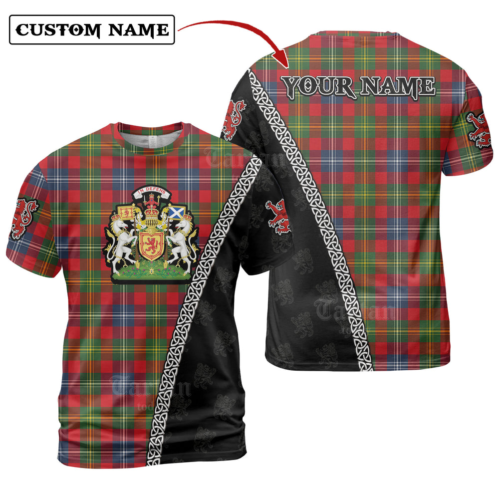 Forrester Tartan Shirt with Scotland Coat of Arms & Custom Name WA14