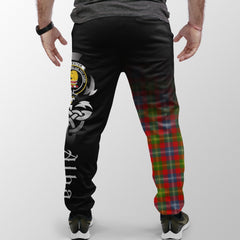 Clan Forrester Tartan Crest Jogger Sweatpants  Alba Celtic Style HW40 Clan Forrester Tartan Today   
