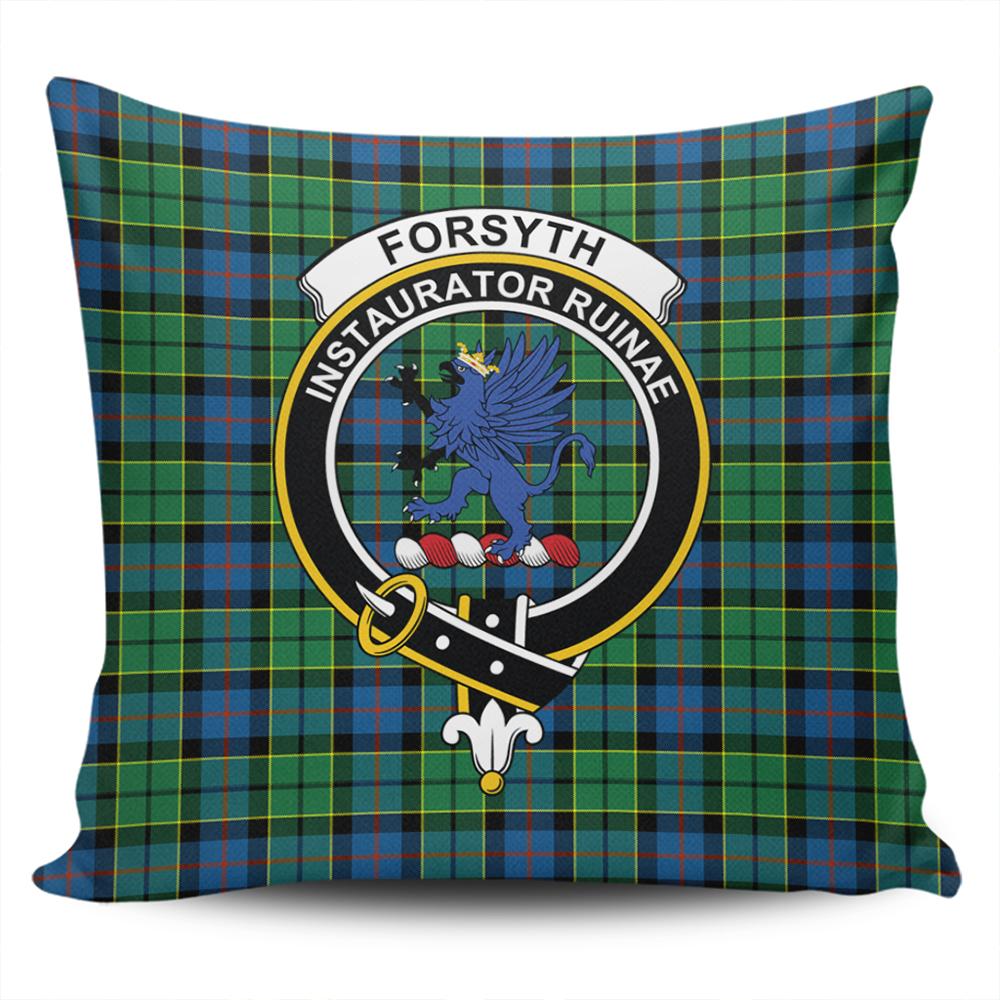 Clan Forsyth Ancient Tartan Crest Pillow Cover JI10 Clan Forsyth Tartan Today   