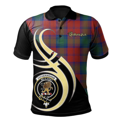 Clan Fotheringham Modern Tartan Polo Shirt - Believe In Me Style LL46