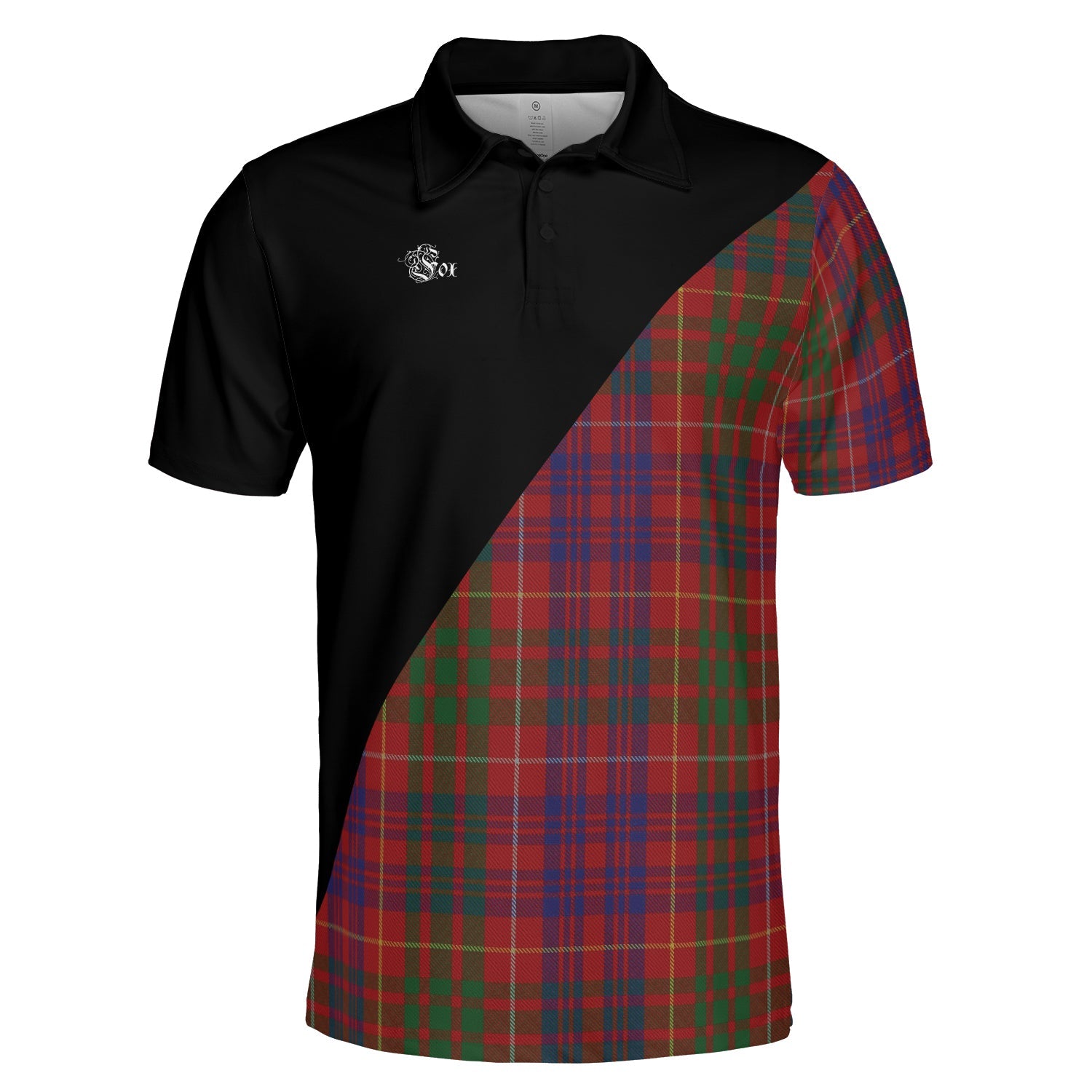 Clan Fox Red Clan - Military Polo Shirt YJ89 Fox Red Tartan Tartan Polo   