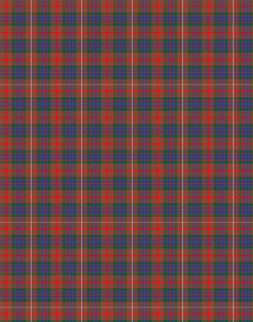 Fraser tartan swatch