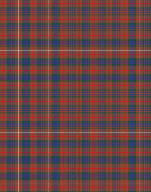 Fraser tartan swatch