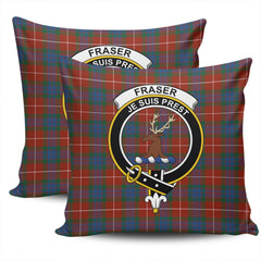 Clan Fraser Ancient Tartan Crest Pillow Cover EB12 Clan Fraser Tartan Today   