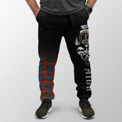 Clan Fraser Ancient Tartan Crest Jogger Sweatpants  Alba Celtic Style QI26 Clan Fraser Tartan Today   