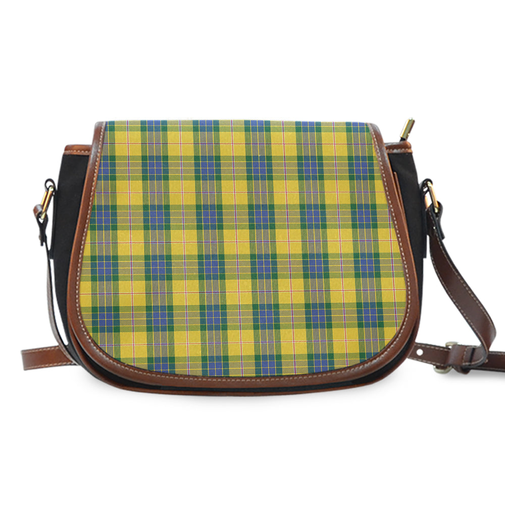 Clan Fraser Yellow Tartan Saddle Handbags SB42 Clan Fraser Tartan Today   