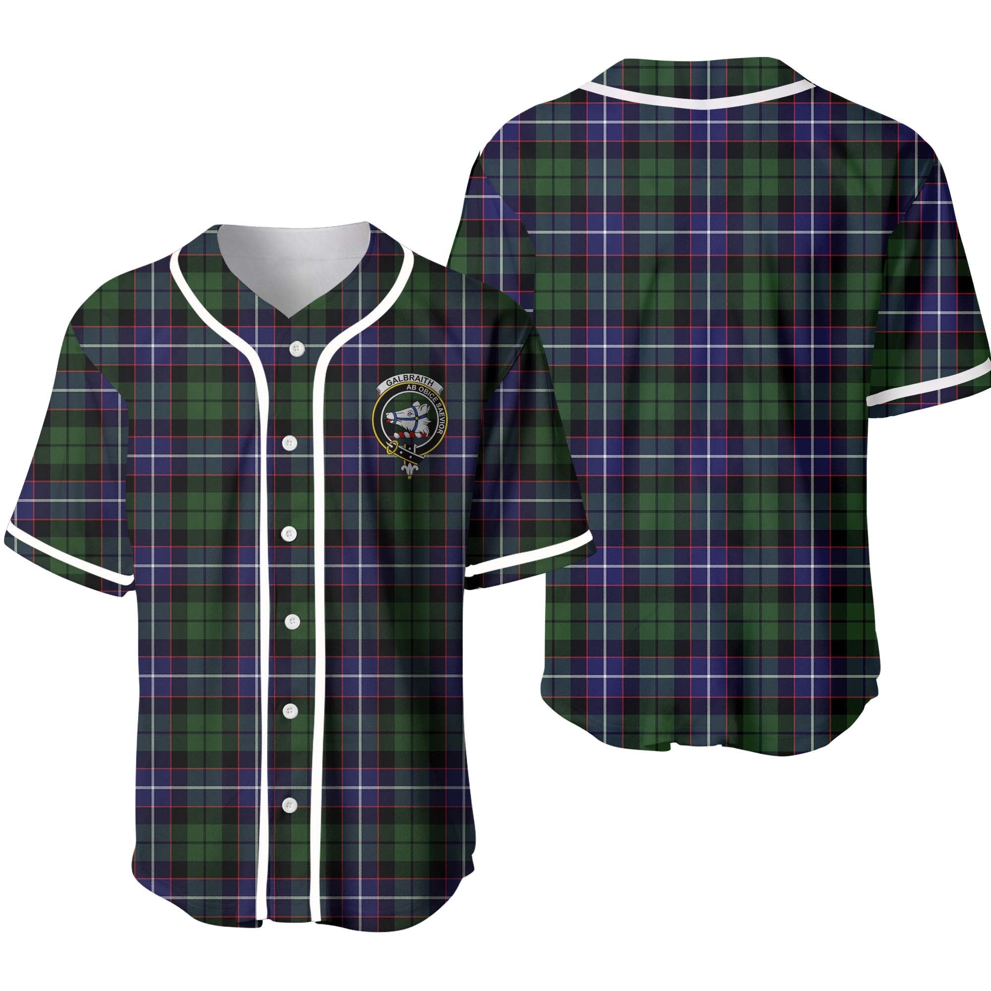 Clan Galbraith Tartan Unisex Baseball Jersey MC64MU10 Clan Rait Tartan Today   