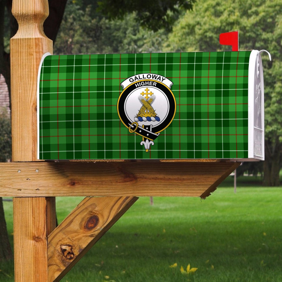 Clan Galloway District Tartan Crest Mailbox IV31 Clan Galloway Tartan Today   