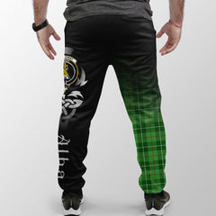 Clan Galloway District Tartan Crest Jogger Sweatpants  Alba Celtic Style IJ51 Clan Galloway Tartan Today   