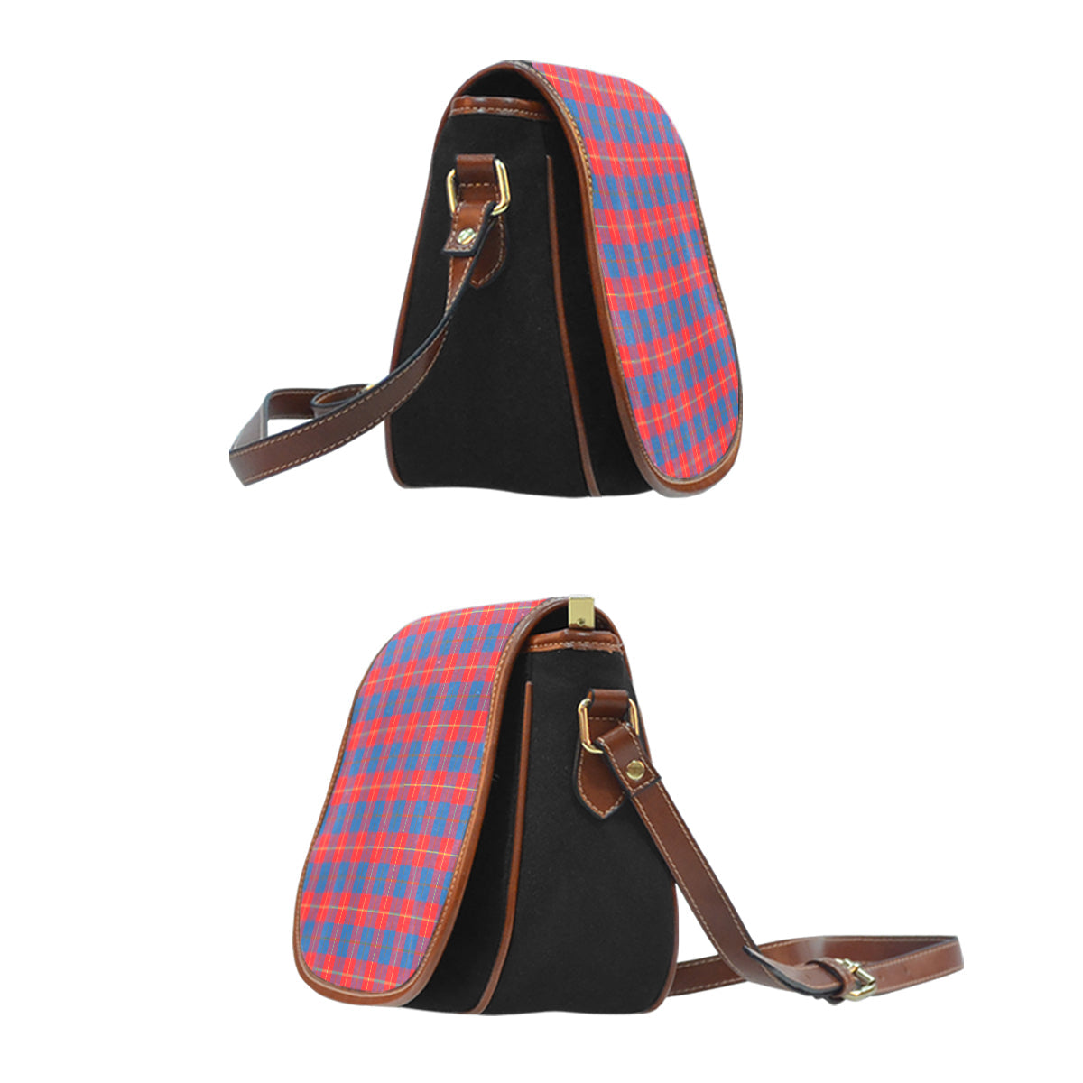 Clan Galloway Red Tartan Saddle Handbags ZC94 Clan Galloway Tartan Today   