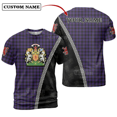Personalized Clan Garden Tartan Shirt with Scotland Coat of Arms & Custom Name