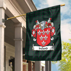 Clan Ireland Tartan Crest Garden Flag RF39 Clan Garden Tartan Today   