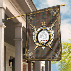 Clan Kennedy Weathered Tartan Crest Garden Flag  - Celtic Thistle  EN46 Clan Kennedy Tartan Today   