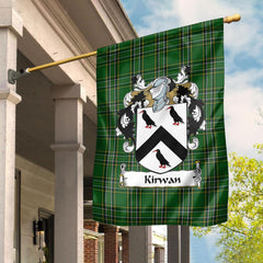Clan Kirwan Tartan Crest Garden Flag CX81 Clan Garden Tartan Today   