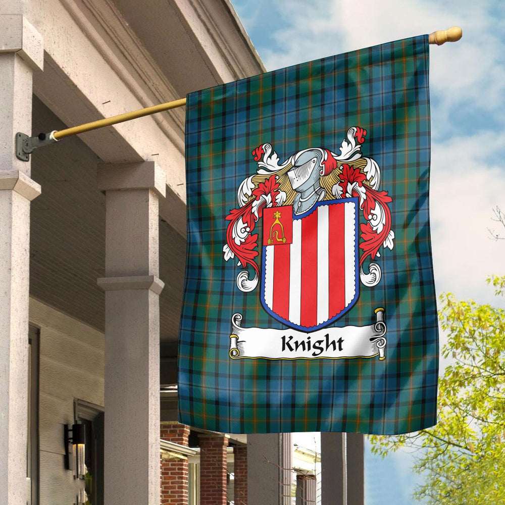 Clan Knight Tartan Crest Garden Flag CC56 Clan Garden Tartan Today   