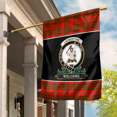 Clan Livingstone Tartan Crest Garden Flag  - Welcome  WV27 Clan Livingstone Tartan Today   