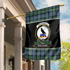 Clan MacDonnell of Glengarry Ancient Tartan Crest Garden Flag  - Welcome  HN77 Clan Glen Tartan Today   